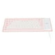 thumbnail image 2 of M Buder Teclado de Silicona Portátil con Cable USB, 85 Teclas, Protección Contra Agua y Polvo, Diseño Enrollable y Cómodo, Operación Silenciosa (Color Rosa Suave), 2 of 5