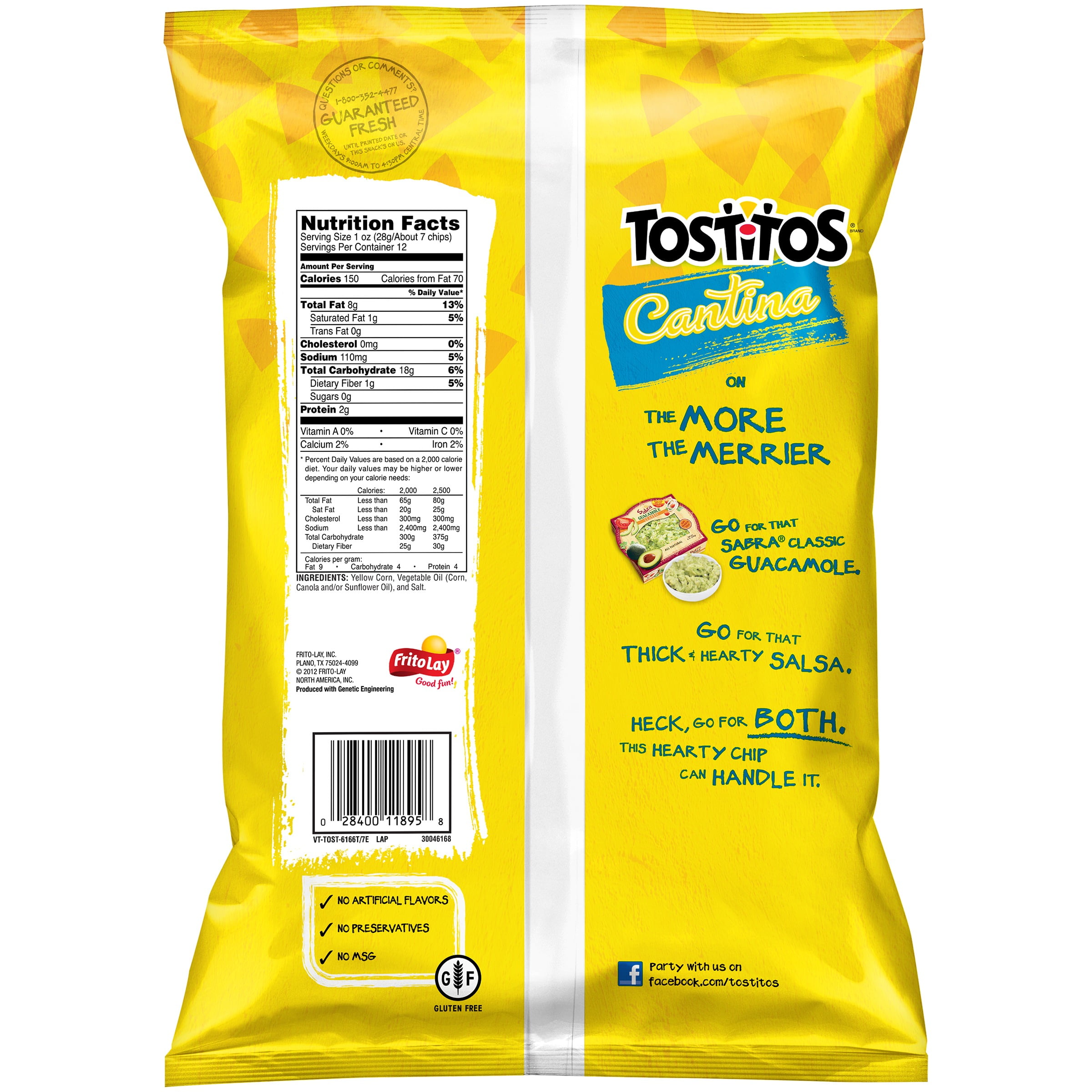 Las Vegas Raiders Tostitos Tortilla Chips 12 oz Bag NFL Collectors