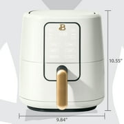 Beautiful 3 Qt Air Fryer with TurboCrisp Technology, EverGood Ceramic Nonstick Coating, White Icing by Drew Barrymore