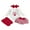 White-Cute Little Valentine, variant on BemeyourBBs Baby Girl My First Valentines Day Outfit Long Sleeve Letters Heart Printed Romper Plaid Ruffle Skort Skirt Set Headband and Stockings 4Pcs Spring Clothes