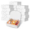 thumbnail image 1 of Cajas de regalo WLUSEAXI, 12 unidades, color blanco, 30 x 25 x 8 cm, con cinta, 1 of 8