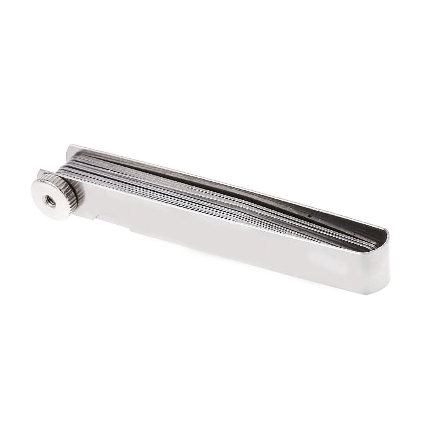 20 Blades Stainless Steel Feeler Gauge 0.05-1mm Measuring Tool Metric Feeler Gauge Thickness Measurment Tool Portable ,Easy to Use