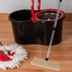 thumbnail image 3 of Juego de escobas de jardín: Escoba de bambú resistente para exteriores con mango de acero inoxidable, cepillo de cerdas duras para limpiar jardines, patios, garajes y suelos de madera., 3 of 7