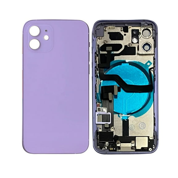 Replacement Back Housing Cover With Parts For Apple iPhone 12 Mini - Purple