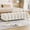 White, variant on Rophefx Velvet Ottoman Bench, 52" End of Bed Bench with Gold Metal Legs,Modern Entryway Bench for Bedroom, Living Room,White