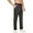 Irongray, variant on Men's Running Pants Lightweight Joggers Athletic Pants with Zipper Pockets Black L
