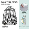 thumbnail image 5 of Vintage Folk Art Boho Chic Backpack - Spacious 17" Laptop Carrier with Reinforced Straps | Ethnic Pattern College Rucksack for Women & Men, Durable Campus Essential Organizer for Daily Use, 5 of 6