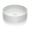 thumbnail image 2 of EDTara Splash-Free Ceramic Bathroom Sink, Easy-Clean White Vessel Basin for Vanity or Countertop Installation, 2 of 7
