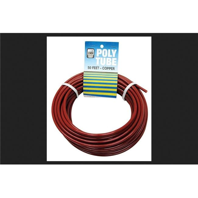 Dial 4288 Durable Natural Copper & Black Polyethylene Tube 1/4 in. x 25 ft