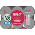 V8 +Energy Diet Strawberry Lemonade Juice Energy Drink, 8 fl oz Can, 6 Count