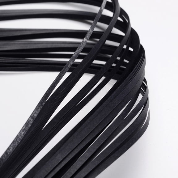 10bags Quilling Paper Strips Black 390x3mm about 120strips/bag