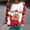 thumbnail image 2 of 2024 suéter unisex del cuello redondo de la venta caliente suéter impreso 3D del estilo de la Navidad, 2 of 5