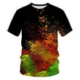 thumbnail image 1 of WEAIXIMIUNG T-Shirt Étoile Mode Décontractée à Manches Courtes d'Été pour Femmes de Noël, 1 of 4