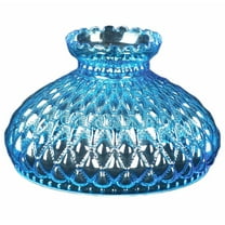 Lehman's 10" Blue Diamond Quilt Oil Lamp Shade