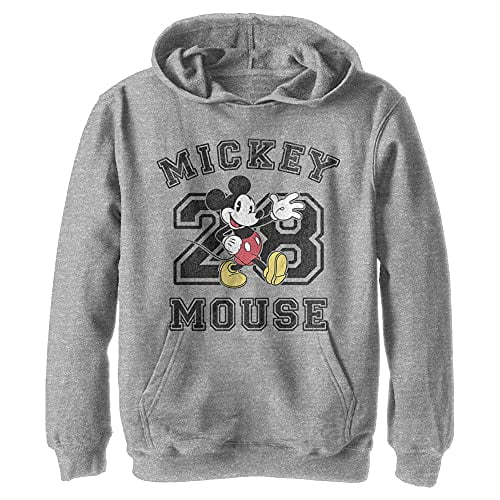Personnage Mikey Mouse Collegiate Boy'S Pull à Capuche Polaire, Bruyère Athlétique, Petit