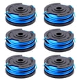 thumbnail image 1 of Bobinas de recambio compatibles con 1,65 mm de diámetro para 24V Coupe-bordures G24LT25 G24LT G24LT28 G24LT30M Serie4,8 m de Fil par Bobine,1.65mm,6 pièces, 1 of 5