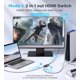 thumbnail image 2 of Conmutador HDMI Warrky 2x1 bidireccional 4K @60Hz con cable de 1 m, 2 of 8