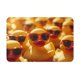 thumbnail image 1 of Balery Sunglasses Yellow Duck Felpudo de franela, resistente a las manchas y a la decoloración, para uso interior y exterior, fácil de limpiar, 40 x 60 cm, 1 of 7