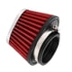 thumbnail image 3 of Chacerls Filtro Aire Moto,Doble Capa Universal para Motocicletas Motor Setas Cabezal Filtro de Aire Accesorio Rojo para Honda (55 mm), 3 of 10
