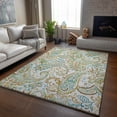thumbnail image 6 of Addison Rugs Mayfield Washable Transitional Paisley Ivory Rectangle Rug, 9' x 12', 6 of 6