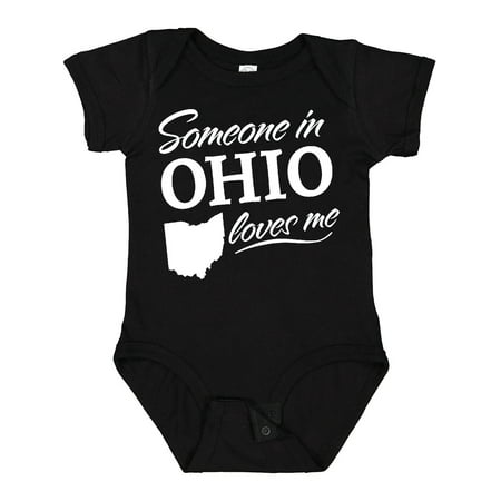 

Inktastic Someone in Ohio Loves Me Gift Baby Boy or Baby Girl Bodysuit
