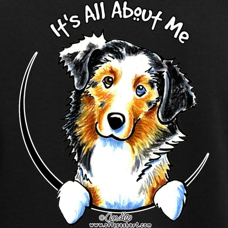 CafePress Australian Shepherd IAAM Women s Dark Pajamas Women s Short Sleeve Print T Shirt and Pants Dark Cotton Pajama Set