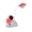 Red, variant on Flexible Gooseneck Adjustment & Playful Style, Desk Lamp with Astronaut Themed Led Desk Lamp — 11x4.7x2.8 Inch Table Illumination, Made of Plastic Fun Reading Table Nightlight for Campus & Bedroom