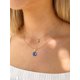 thumbnail image 3 of Collar de Cadena de Plata Esterlina 925 Silvora con Colgante de Ojo Azul Protección para Mujeres y Niñas, 3 of 8