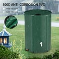 thumbnail image 5 of ZYPPP 100 Gallon Collapsible Rain Barrel, Portable Water Storage Tank, Rainwater Collection System Downspout, Water Catcher Container with Filter Spigot Overflow Kit, 5 of 6