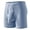 Blue, variant on Mens Cool Underwear Loose Shorts Large Breathable Underpants Solid Color Boxers Briefs Red Size L
