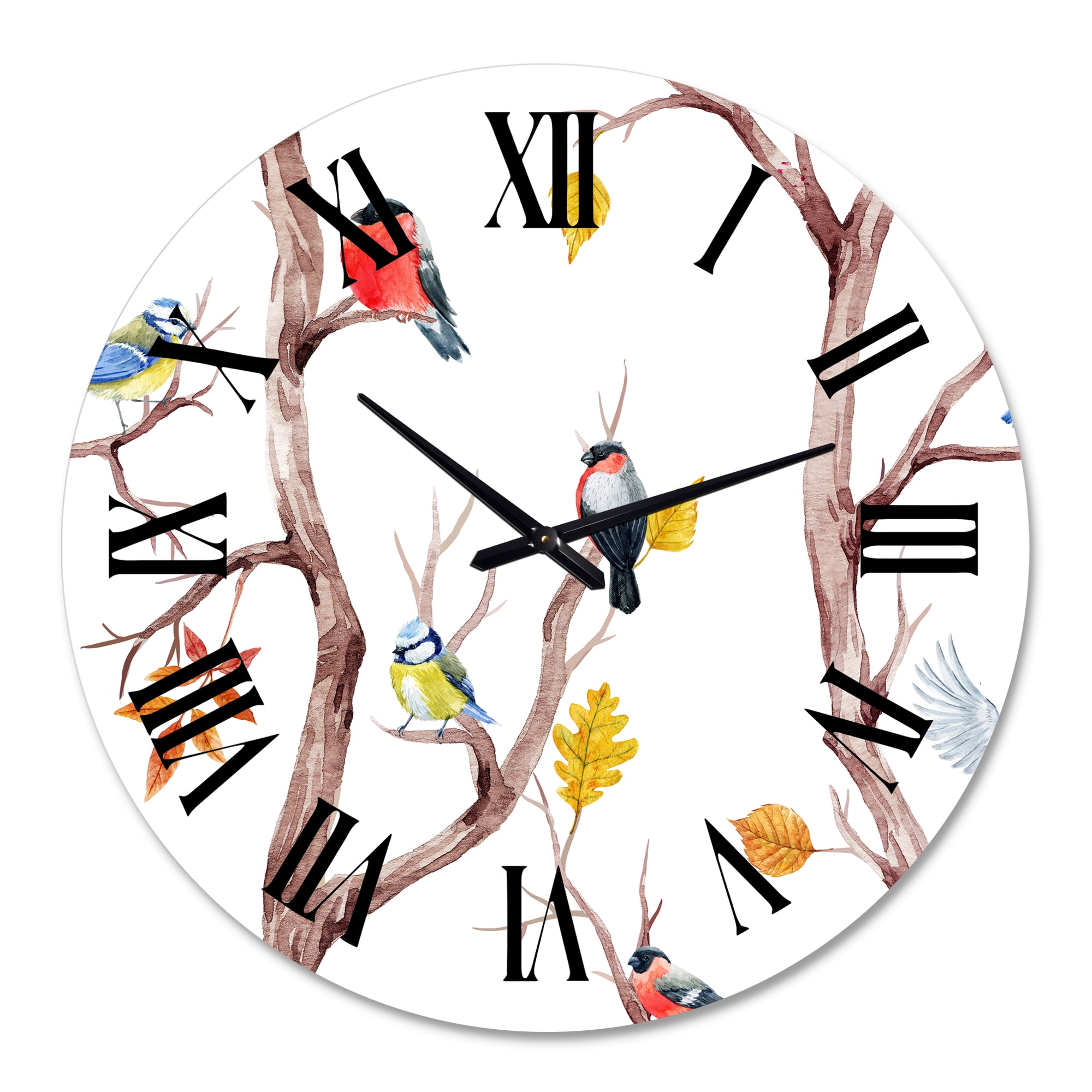 Designart 1 in Quartz Traditional Wall Clock