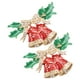 thumbnail image 3 of 2 piezas broche de aleación adorno de Navidad ropa accesorios de ramillete decoración, 3 of 7