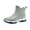 Grey, variant on Women's Ankle Rain B𝗈𝗈𝑡𝑠 Ladies Wate𝗋proof Lightweight Walking Shoes Fashion Res𝗂st𝖺𝗇𝗍 Outdoor Garder Booties L𝗈w Tube Rain Shoes Comfortable Soft Sole Che𝗅sea Rainboot