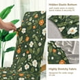 thumbnail image 5 of Yayeee 2 Pack Dining Chair Covers Stretch Parson Chairs Slipcovers Seat Protector, Green Flowers Pattern, 5 of 6