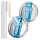 thumbnail image 1 of Tapa La 2pcs 30 Oz Con Cepillo Paja (2pcs) Azul, 1 of 7