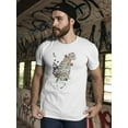 thumbnail image 2 of Painting Of Leopards Back Tee Men's -Image by Shutterstock, 2 of 4