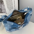 thumbnail image 6 of Women's Canvas Patchwork Tote Bag – Fashionable Large Capacity Shoulder Bag, 6 of 6