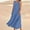 Dark Blue, variant on Gspmoly Women Dresses, Women'S Sleeveless and Linen Round Neck Solid Color Long Dress with Pocket Women'S Formal Dresses Deals of The Day