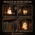 thumbnail image 1 of Halloween Ghost Library Lantern 3 Types of Substitutions Decorative Bookshelf Lighting for Study Reading Corner Home Library Gift for Book Lovers Bookworms, 1 of 1
