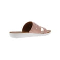 thumbnail image 2 of Fitflop Women's Delta Leather Slide Dusky Pink Sandal - 10M, 2 of 2