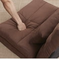 thumbnail image 4 of FFZ Triple Fold Down Sofa Bed 5 Reclining Position Adjustable Floor Couch, 4 of 11