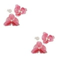 thumbnail image 4 of ZheElen 50piece Atmosphere With Artificial Decorations Orchids Heads Artificial Orchid Petals Easy To Clean Deep pink stripe 2Set, 4 of 6
