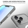 thumbnail image 4 of Funda Case MYBAT Savvy para iPhone 17 PRO - Brillos Transparente, 4 of 7