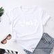 thumbnail image 3 of Jinjja-Camiseta de Kpop Kdrama para mujer, Camiseta con estampado de letras muy divertida, moda coreana, ropa de verano 2021, 3 of 5