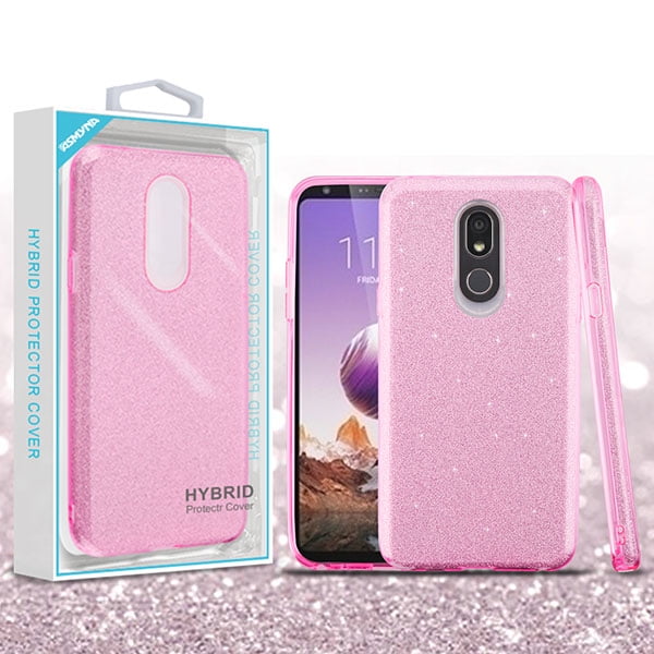 ASMYNA Pink Full Glitter Hybrid Protector Cover (with Package ...