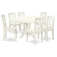 thumbnail image 2 of East West Furniture Dining Room Set Linen White, AVCL7-LWH-W, 2 of 5