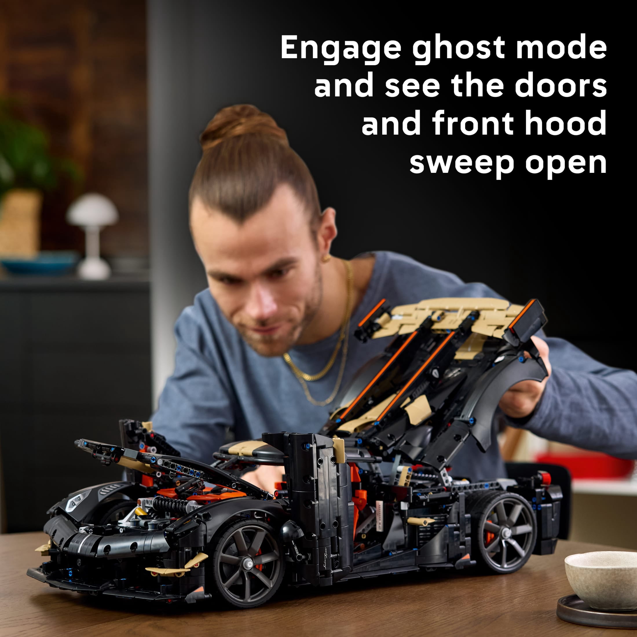 LEGO Technic Koenigsegg Sadair’s Spear Megacar - Building Set for Adults, Ages 18+ - Model Car Kit for Display - Gift for Men & Women - 42232