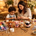 thumbnail image 6 of Tiny 3D Beaded Animal DIY Kit, 4-Piece Handmade Beading Craft Set for Beginners, Cute Bead Art Mini Desk Decor Gift (Wildlife), 6 of 7