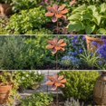thumbnail image 4 of Estacas decorativas metal oxidado para jardín, flores, plantas, decoración jardín, estaca metal para plantas en macetas exterior., 4 of 6