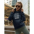 thumbnail image 2 of Optical Waves Techno Style Hoodie Women -Image by Shutterstock, Female 3X-Large, 2 of 4